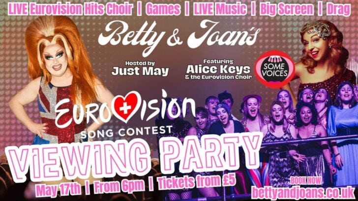 Eurovision Viewing Party with Just May at Betty & Joan’s, 17 May ’25