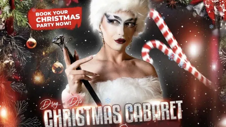 Christmas at Arch LGBTQ bar in Clapham, London.