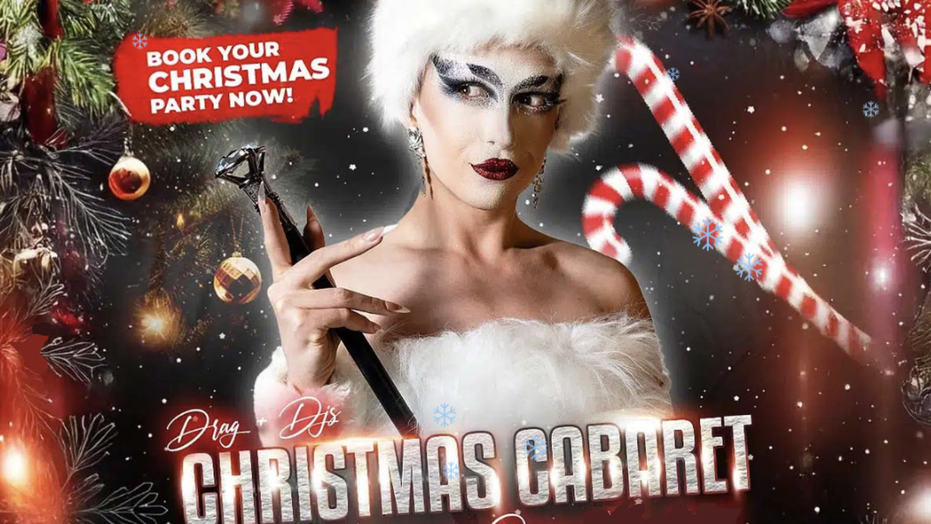 Christmas at Arch LGBTQ bar in Clapham, London.