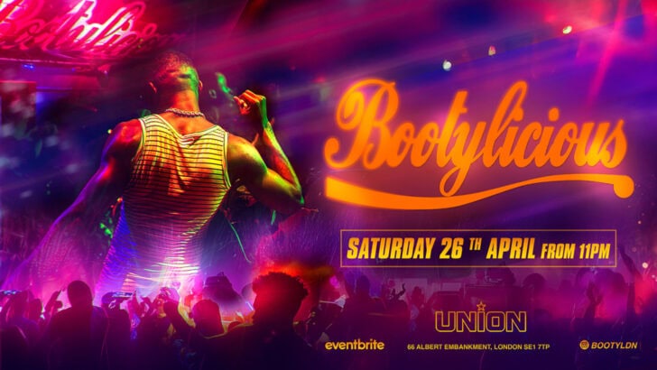 Bootylicious discounts at Club Union, 26th April ’25 (11pm-6am)