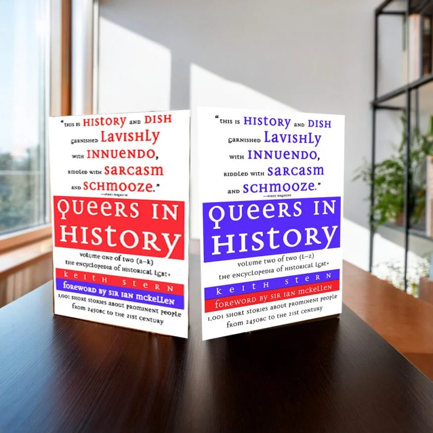 Queers In History: The encyclopaedia of historical LGBTQ+ is out now. 