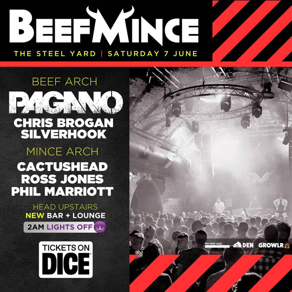 BEEFMINCE gay club night at London club Steel Yard