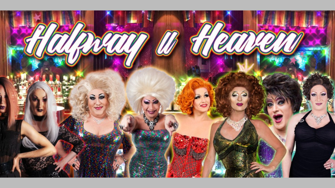 Sunday cabaret at LGBTQ] bar Halfway To Heaven in Soho, London.