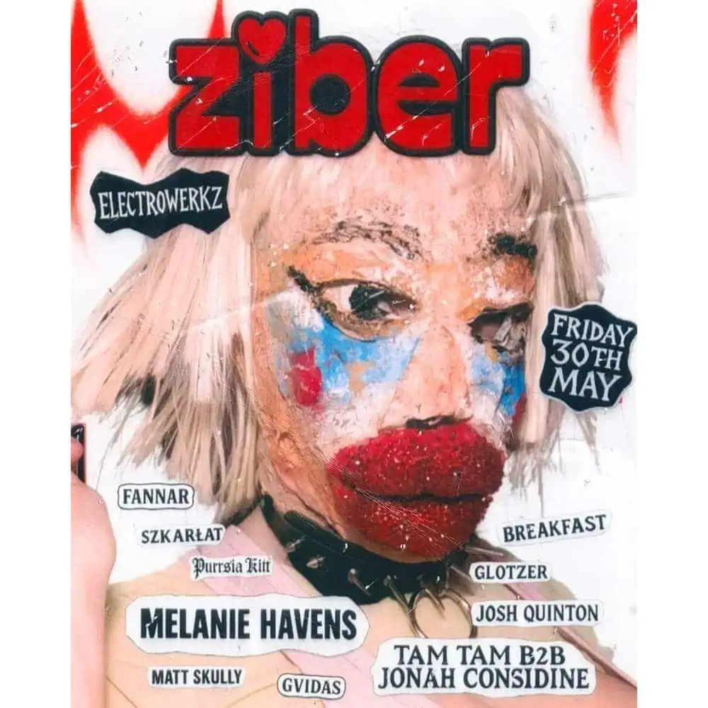 ZIBER queer club t Electrowerkz