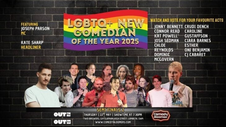 LGBTQ+ New Comedian Of The Year 2025 Semi-finals 2