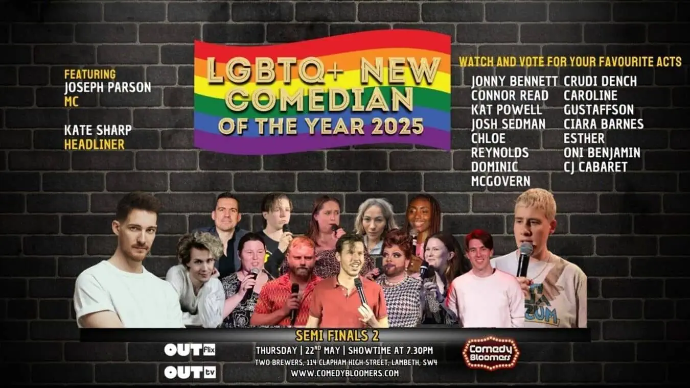 Comedy Bloomers is a queer comedy competition in London.