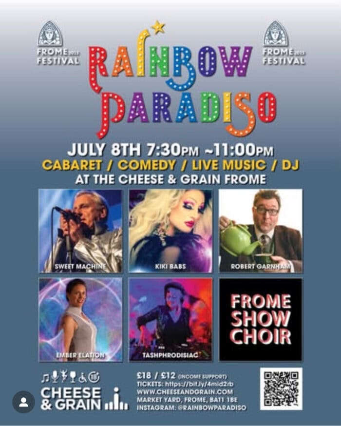 Rainbow Paradiso stars Kiki Babs