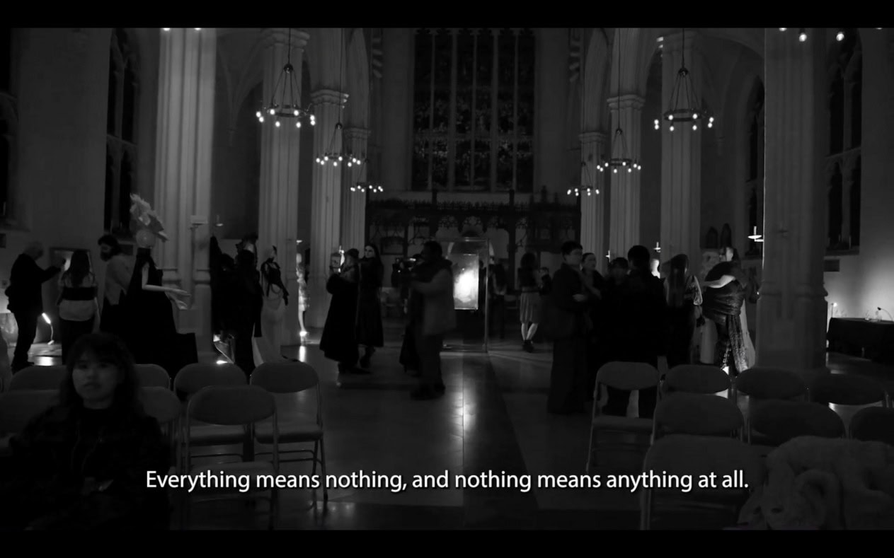 Still from Wake Up Documentary, 2025 in "From Performativity to Body Politics: The Metaphorical Myths and Rituals of Artist Scarlett Wang" by Freya Fan