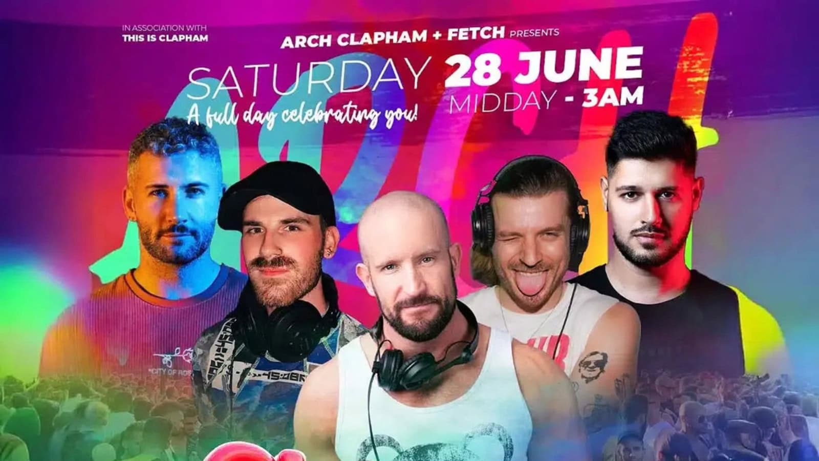 Clapham Pride is coming to Voltaire Road on Saturday, 28 June ’25 