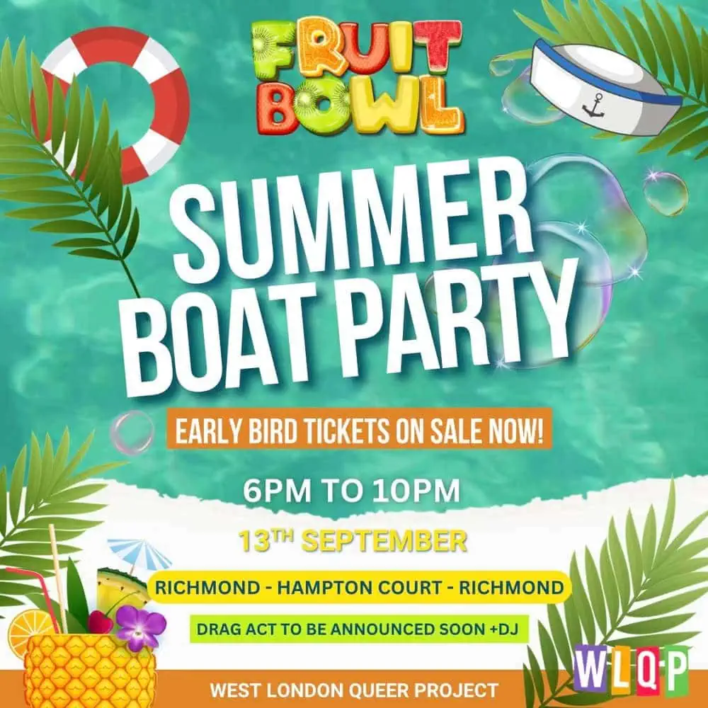 Summer Boat Party by West London Queer Project.