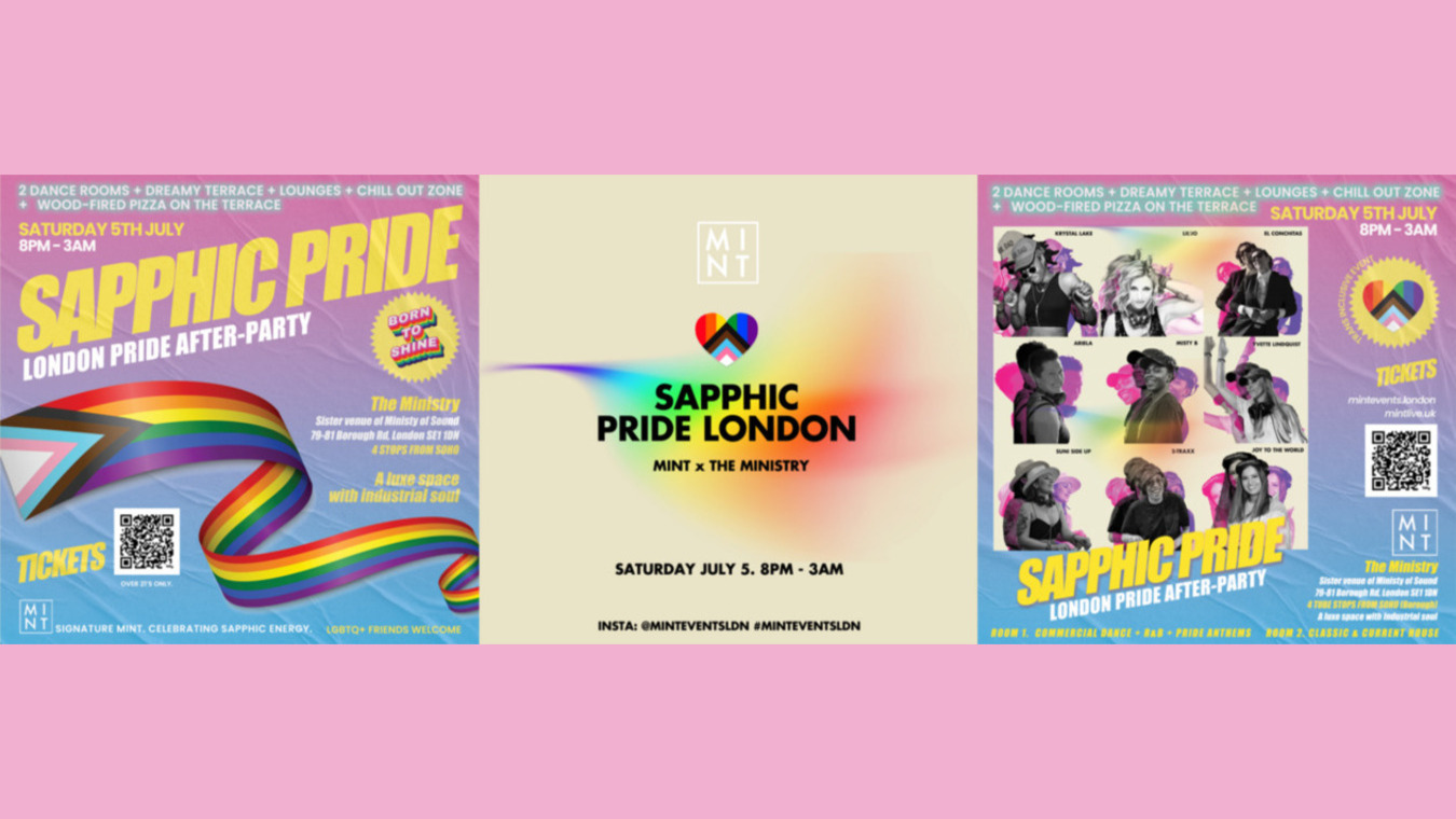 Sapphic Pride In London Celebration at The Ministry