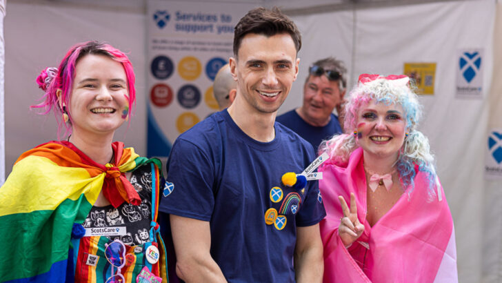 ScotsCare at this year’s Pride in London