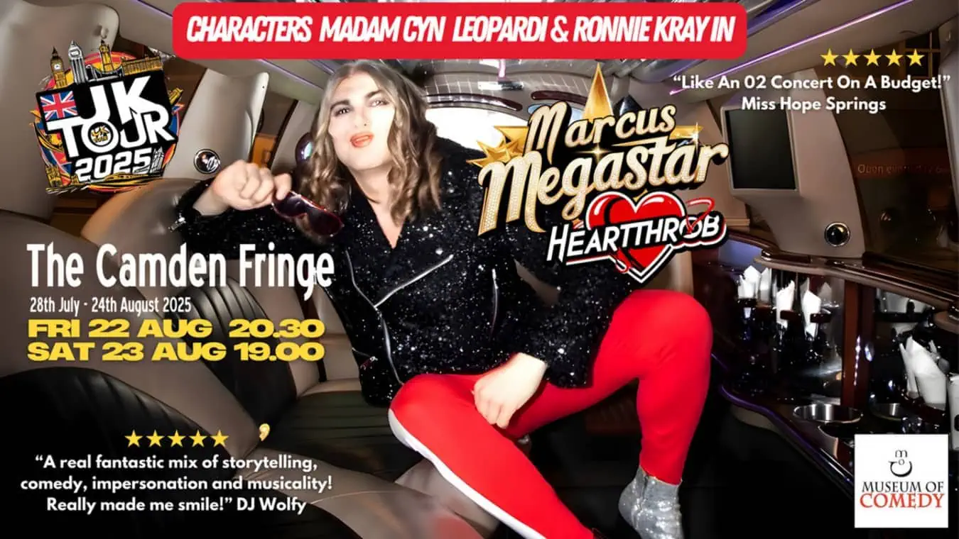 Marcus Megastar at Camden Fringe Festival