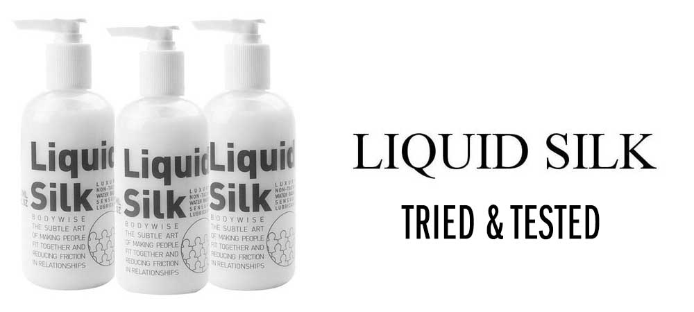 Gay guide to lube includes Liquid Silk