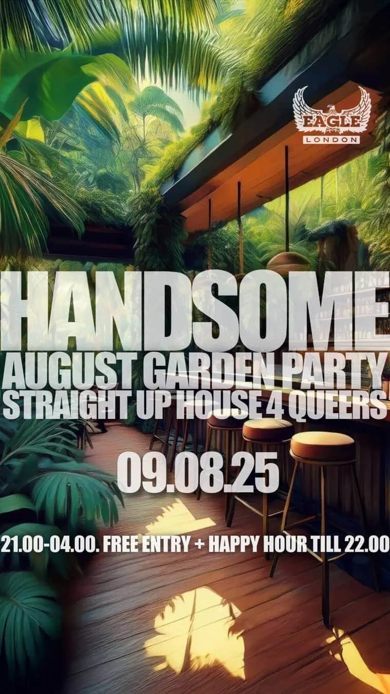 Handsome is an LGBTQ club night at Eagle London.