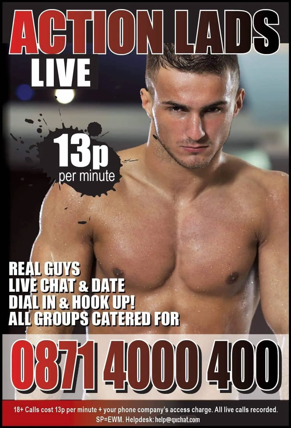 Action Lads chat line is one of the busiest chat line services in the UK