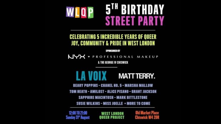 West London Queer Project’s 5th Birthday Street Party