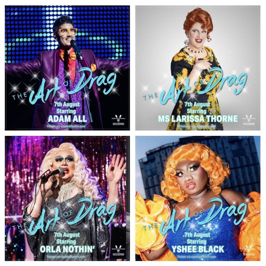 The Art of Drag with Adam All and Yshee Black at The RVT, Thursday 7 August 2025.