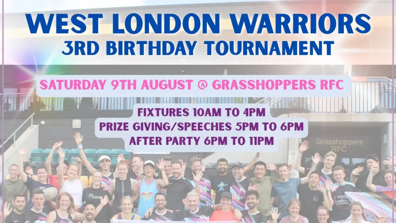 West London Queer Project Touch Rugby Party