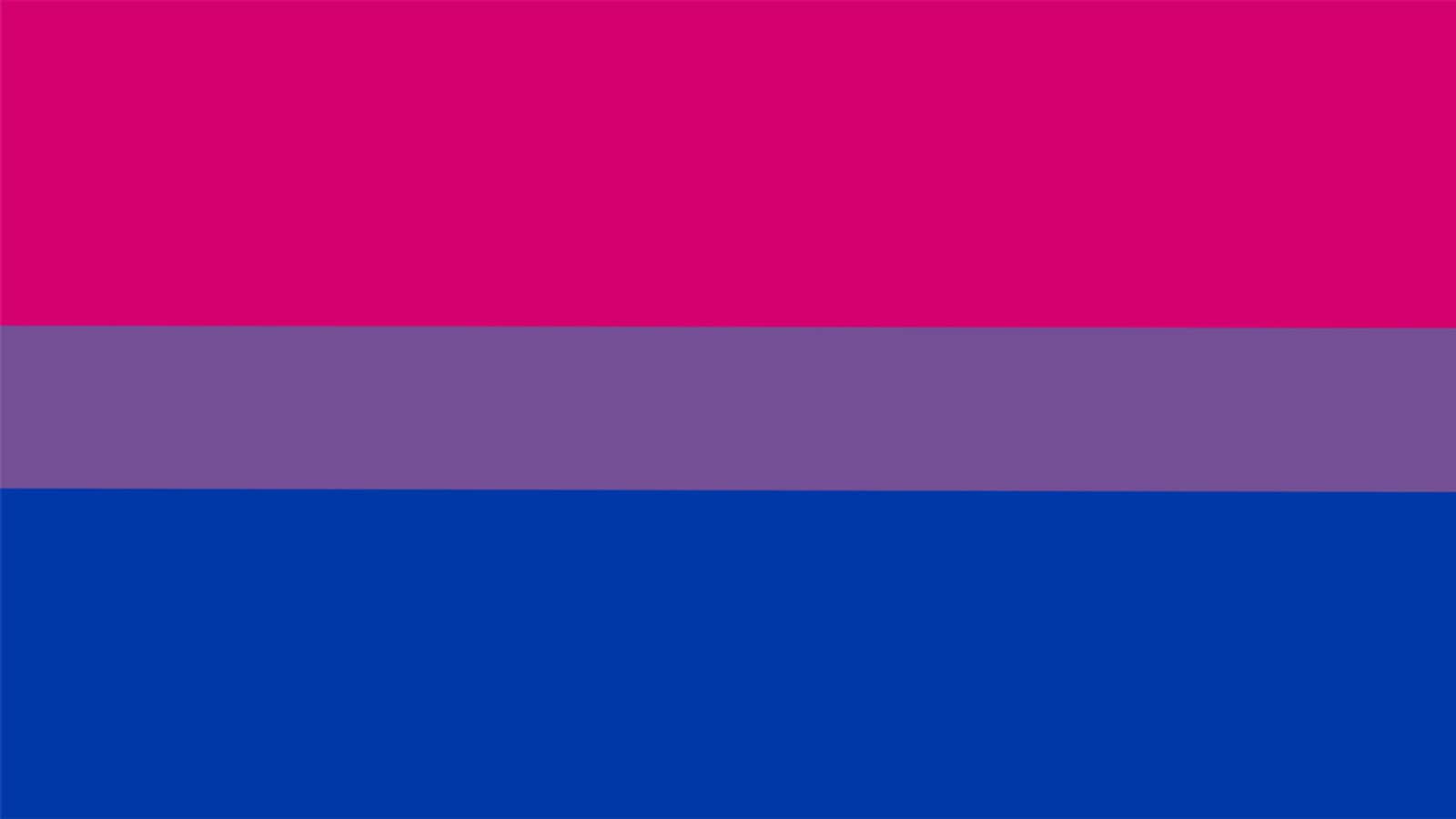 Bi Pride flag illustrating why Bi Pride has been cancelled.