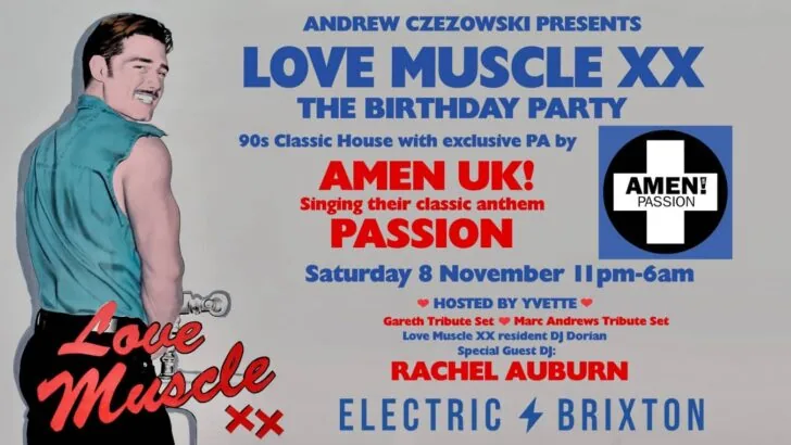 Love Muscle is a gay club in London