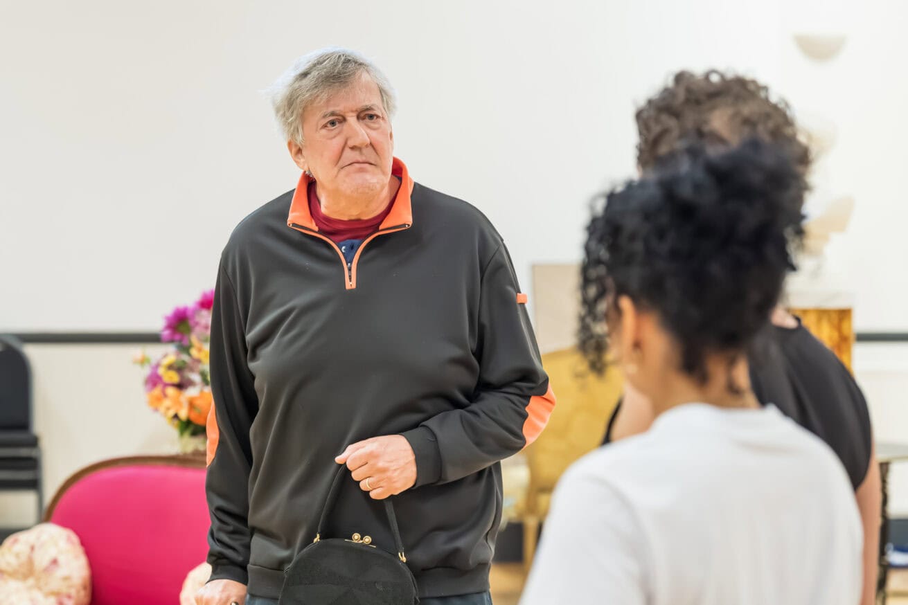 Olly Alexander and Stephen Fry in The Importance of Being Earnest at the National Theatre