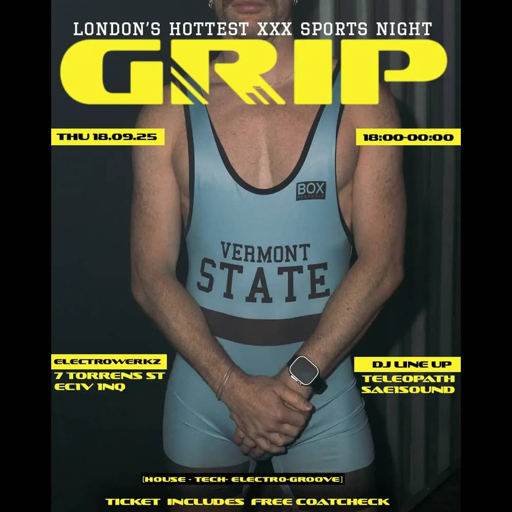 Grip is a gay men's club in London