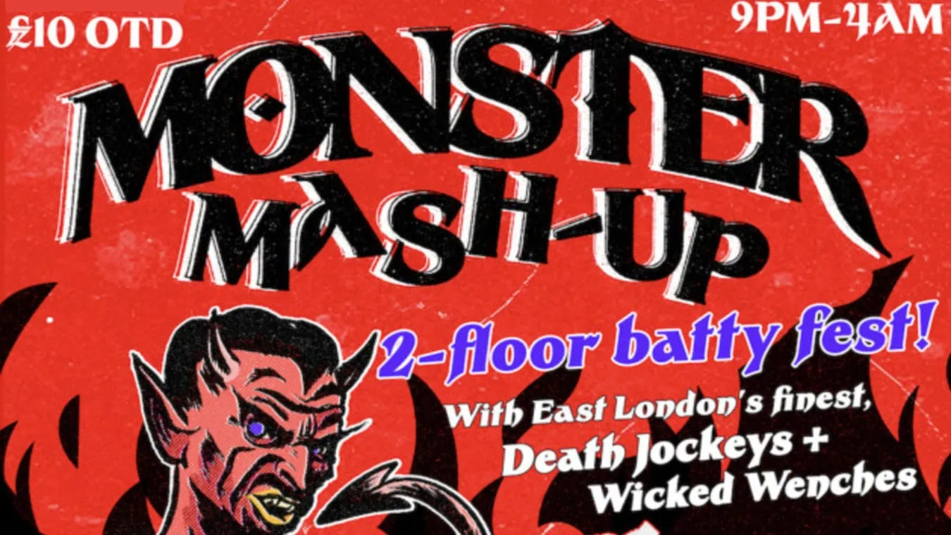 Monster Mash-Up halloween party at LGBTQ club The Divine, London.