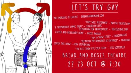 Let’s Try Gay at Bread and Roses Theatre on 22 & 23 October ’25