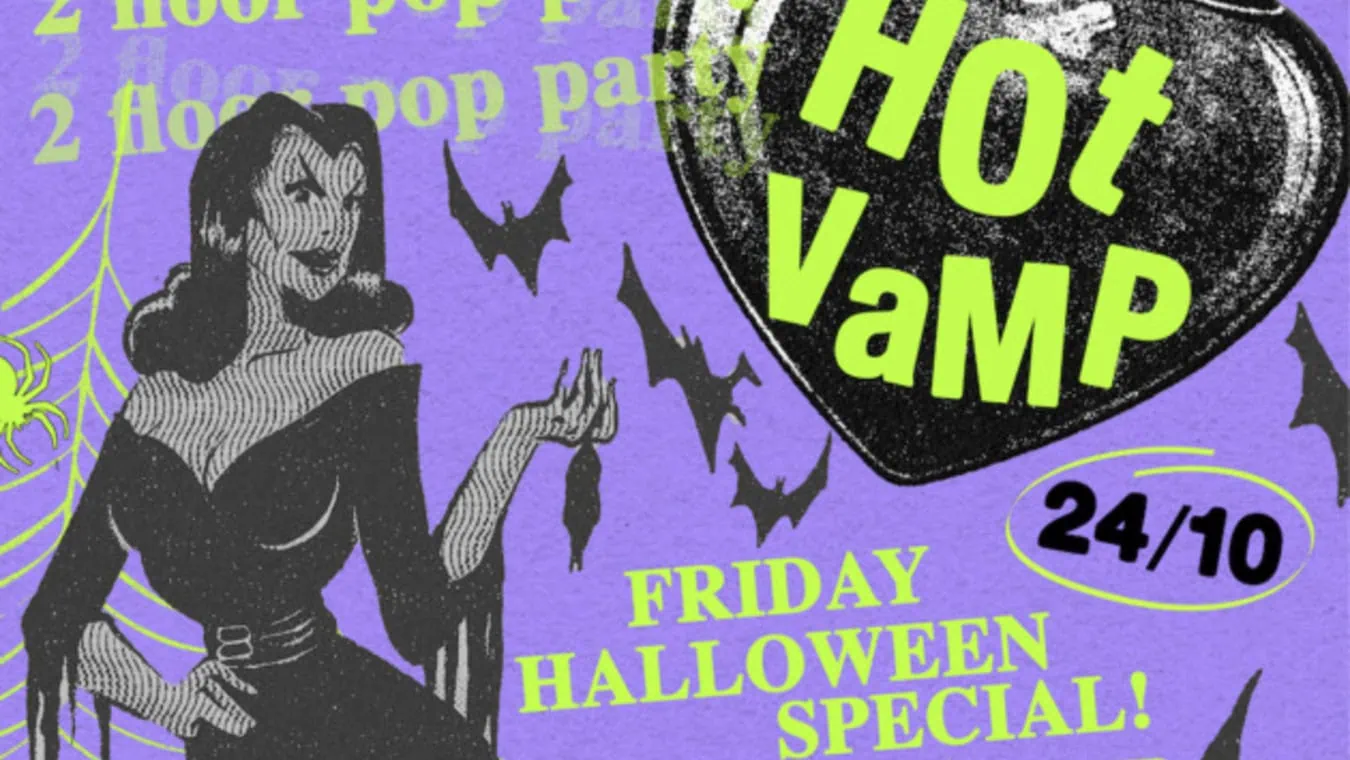 Hot Vamp halloween party at The Divine LGBTQ club in. London.