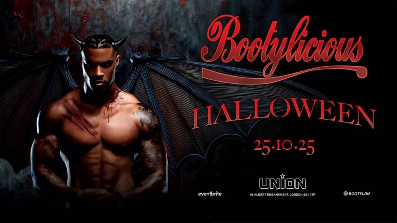 Bootylicious gay POC Halloween party in London.