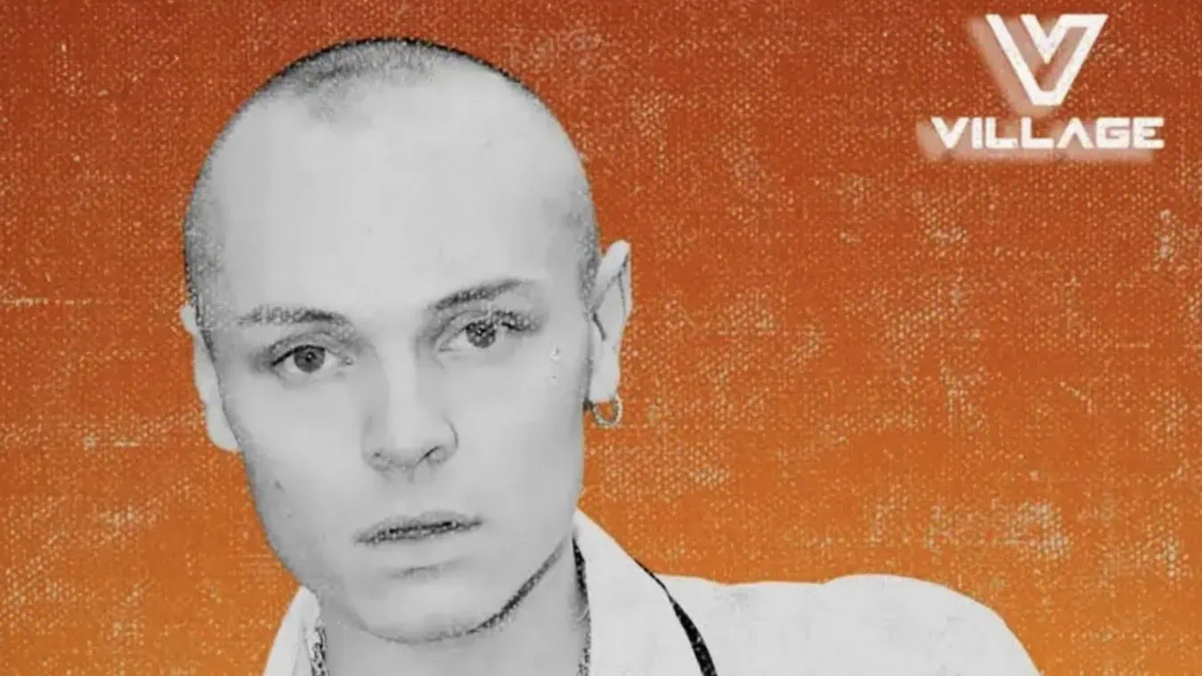 Dan Devlin queer DJ playing at Village bar in Soho, London.