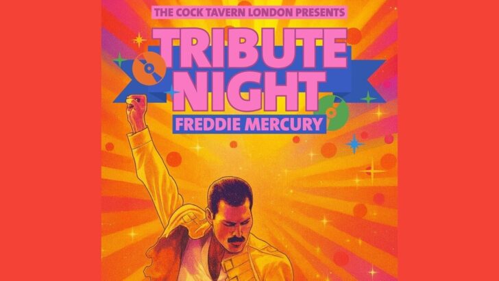 Tribute Night: Freddie Mercury at The Cock Tavern, Kennington, Thursday 20 November ’25 (7pm)