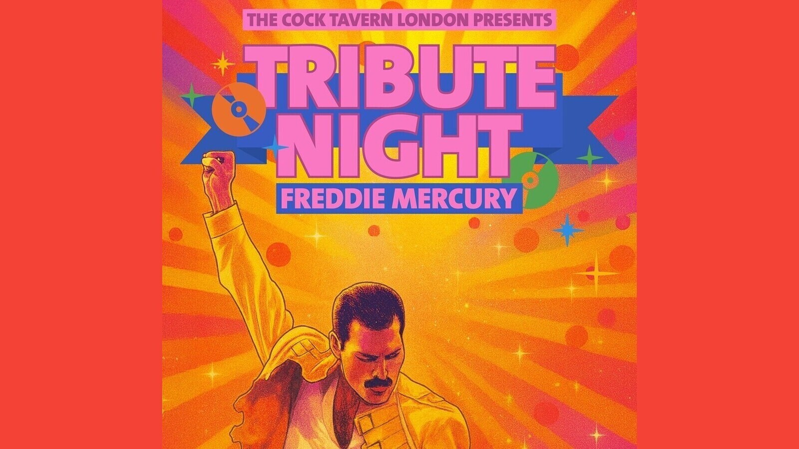 Tribute Night: Freddie Mercury at The Cock Tavern, Kennington, Thursday 20 November ’25 (7pm)