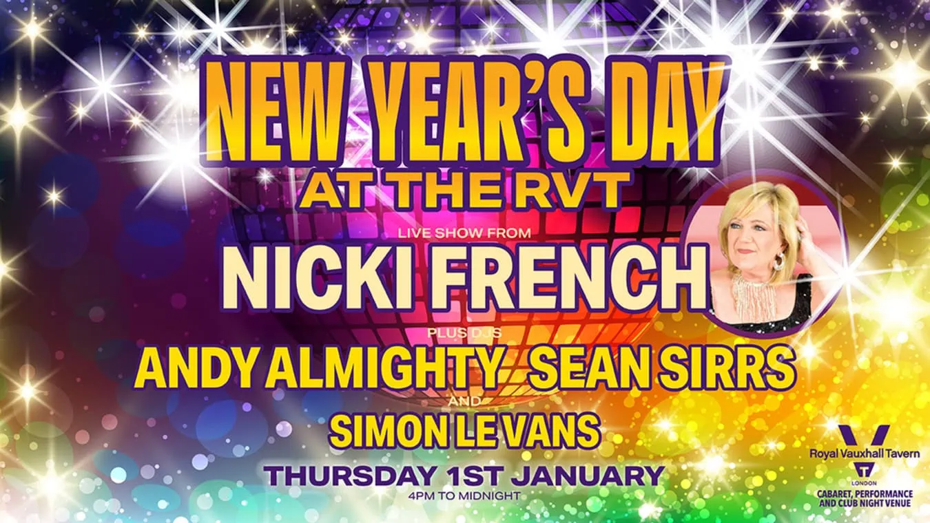 New Years Day at gay bar Royal Vauxhall Tavern.