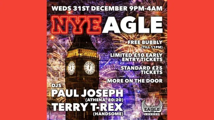 Eagle London New Year’s Eve Party