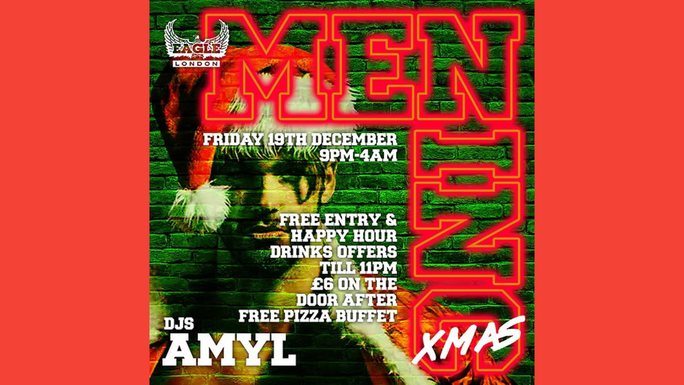 Men Inc at Eagle London gay bar on New Years Day 2026.