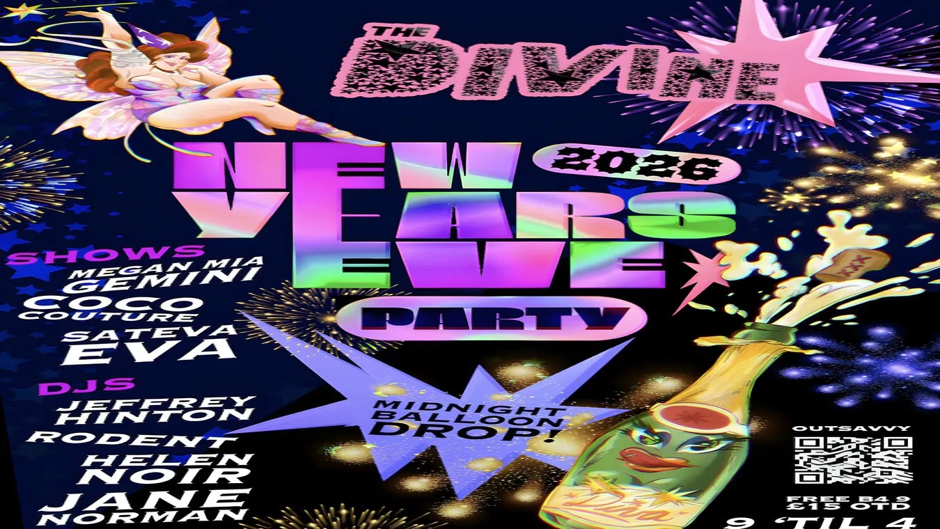 New Years Eve Party at The Divine LGBTQ bar in London.