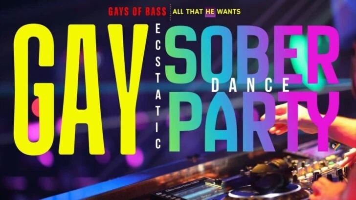 Gay sober dance party