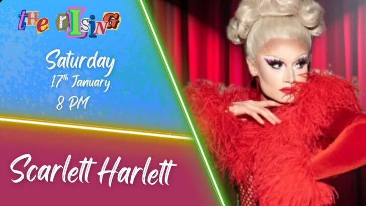 Scarlett Harlett at The Rising gay bar in London