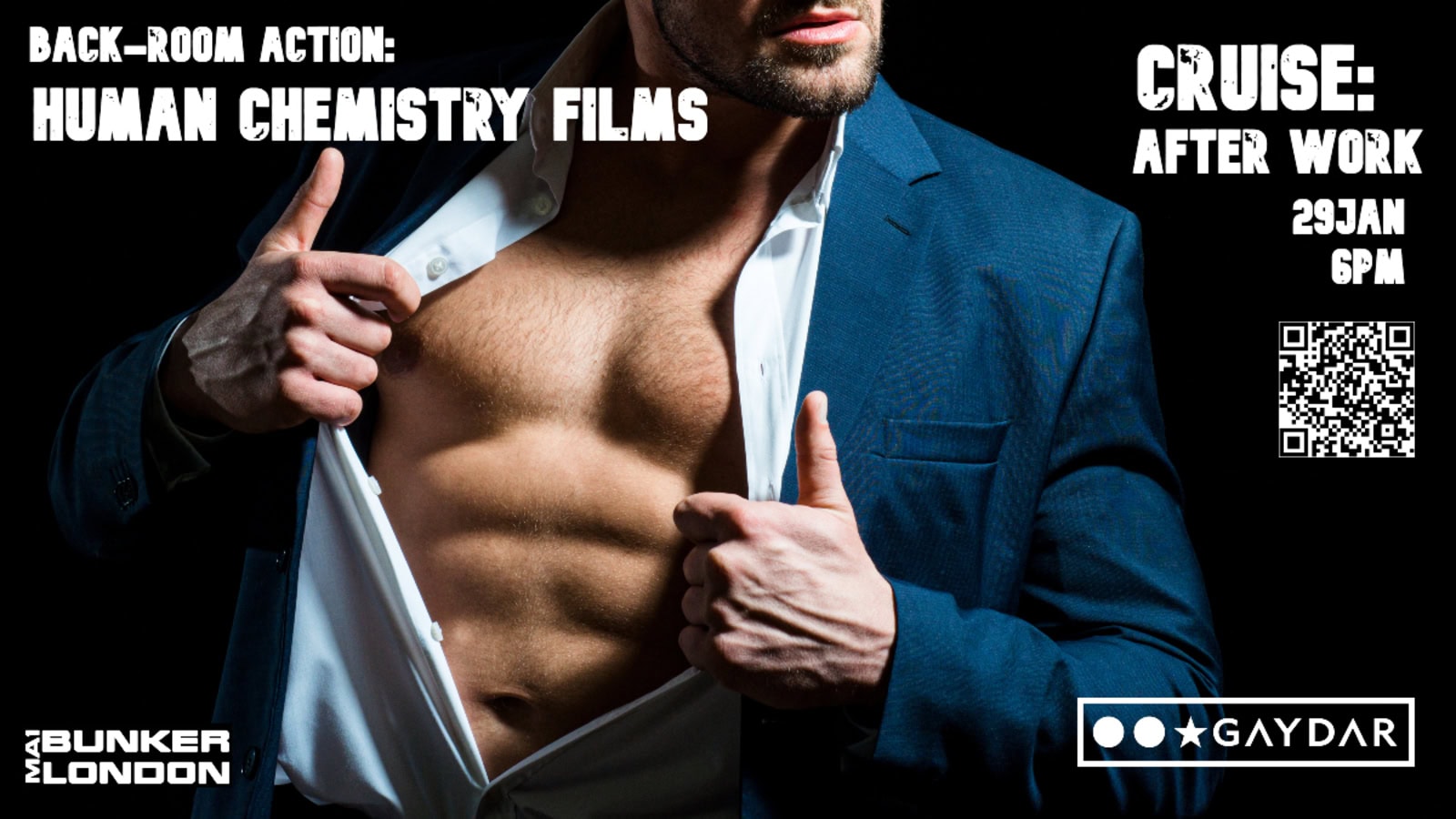 Cruise with Gaydar at Bunker Bar In London