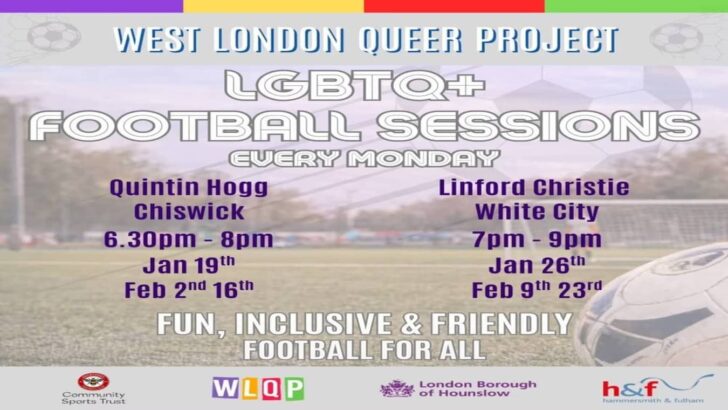 LGBTQ football in West London.