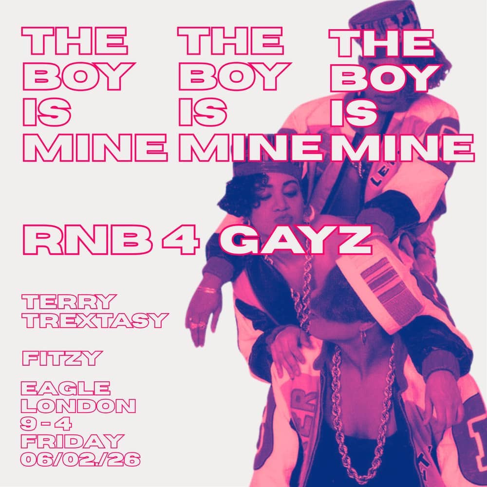The Boy Is Mine is a gay party at Eagle Club in London.