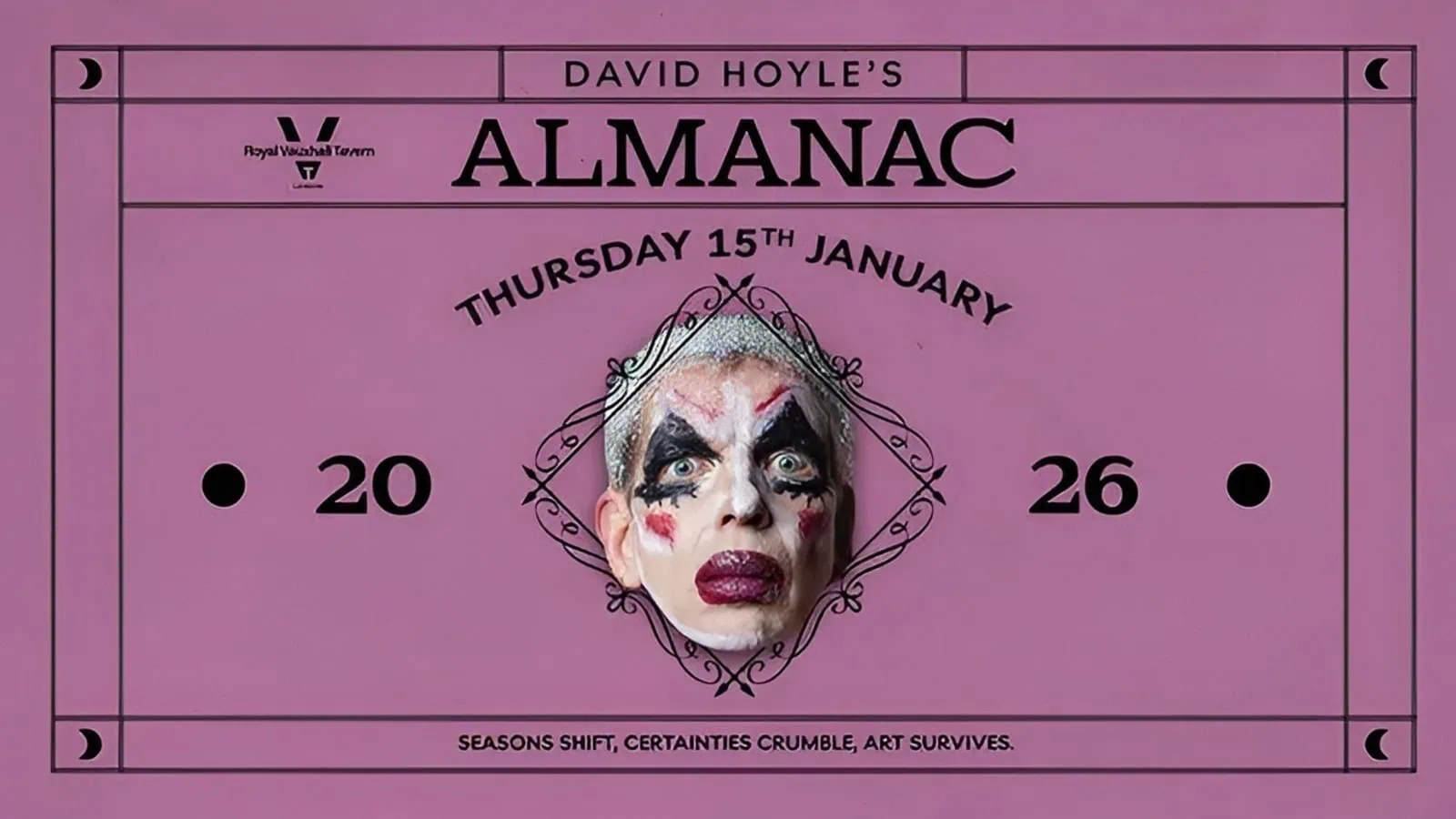 David Hoyle at The RVT