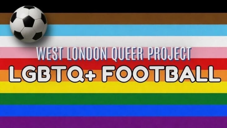 LGBTQ football in West London.