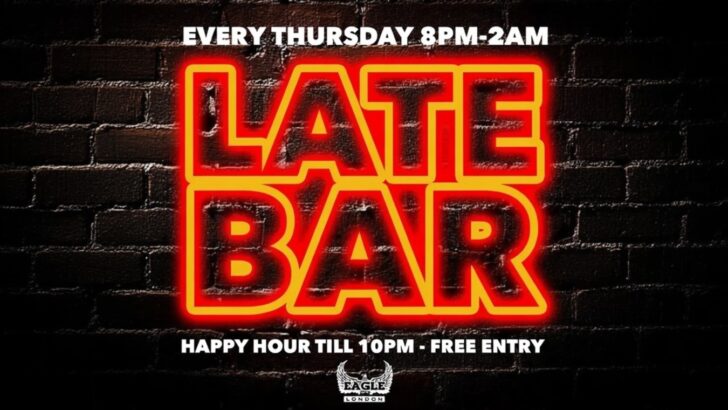 Late gay bar in Vauxhall London on a Thursday night.