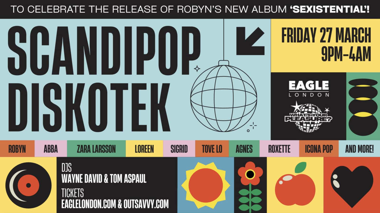 Scandipop Diskotek is an LGBTQ+ club night at Eagle London.