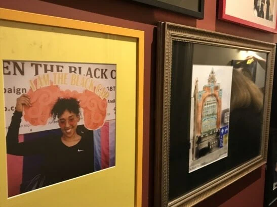 The Black Cap gay cabaret bar in Camden, London. View of interior.