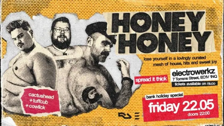 Honey Honey Returns to Electrowerkz on 22 May 2026 (10pm-4am)