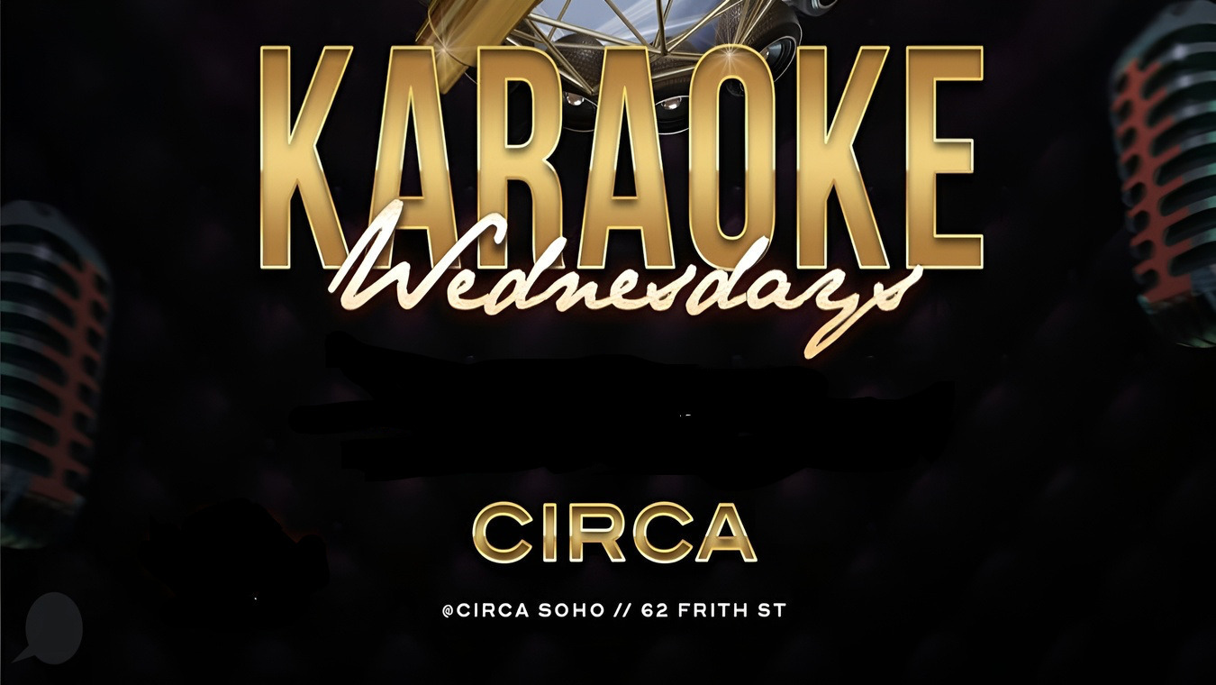 Karaoke Wednesday at gay bar Circa Soho, London.